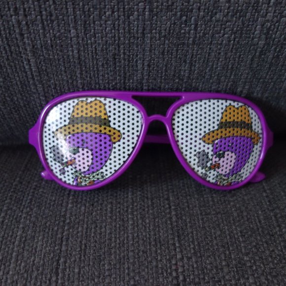 Plastic Purple Aviator Party Shades Featuring inBetweeners #3199 - Picture 11 of 11
